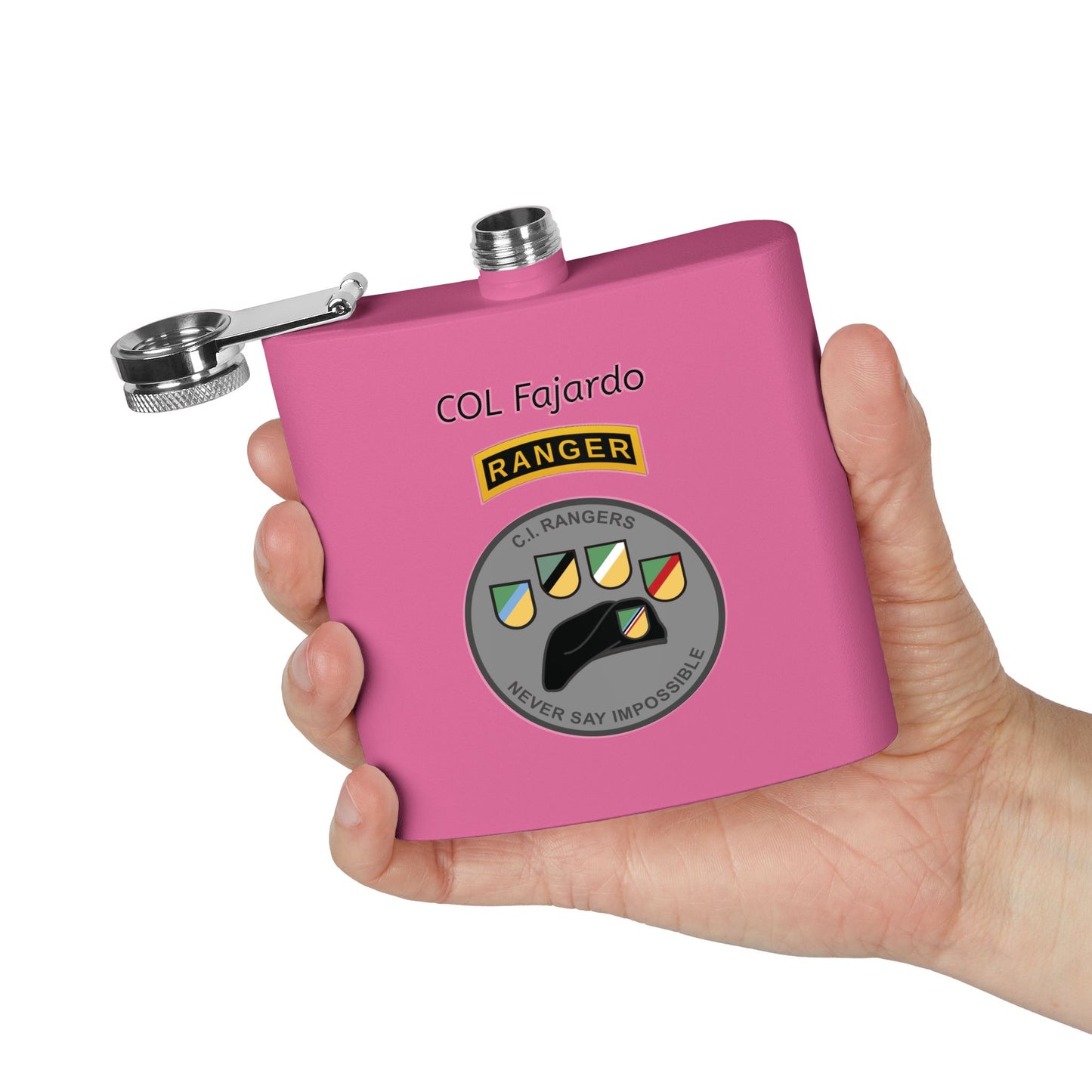 Stainless Steel Flask, 6oz