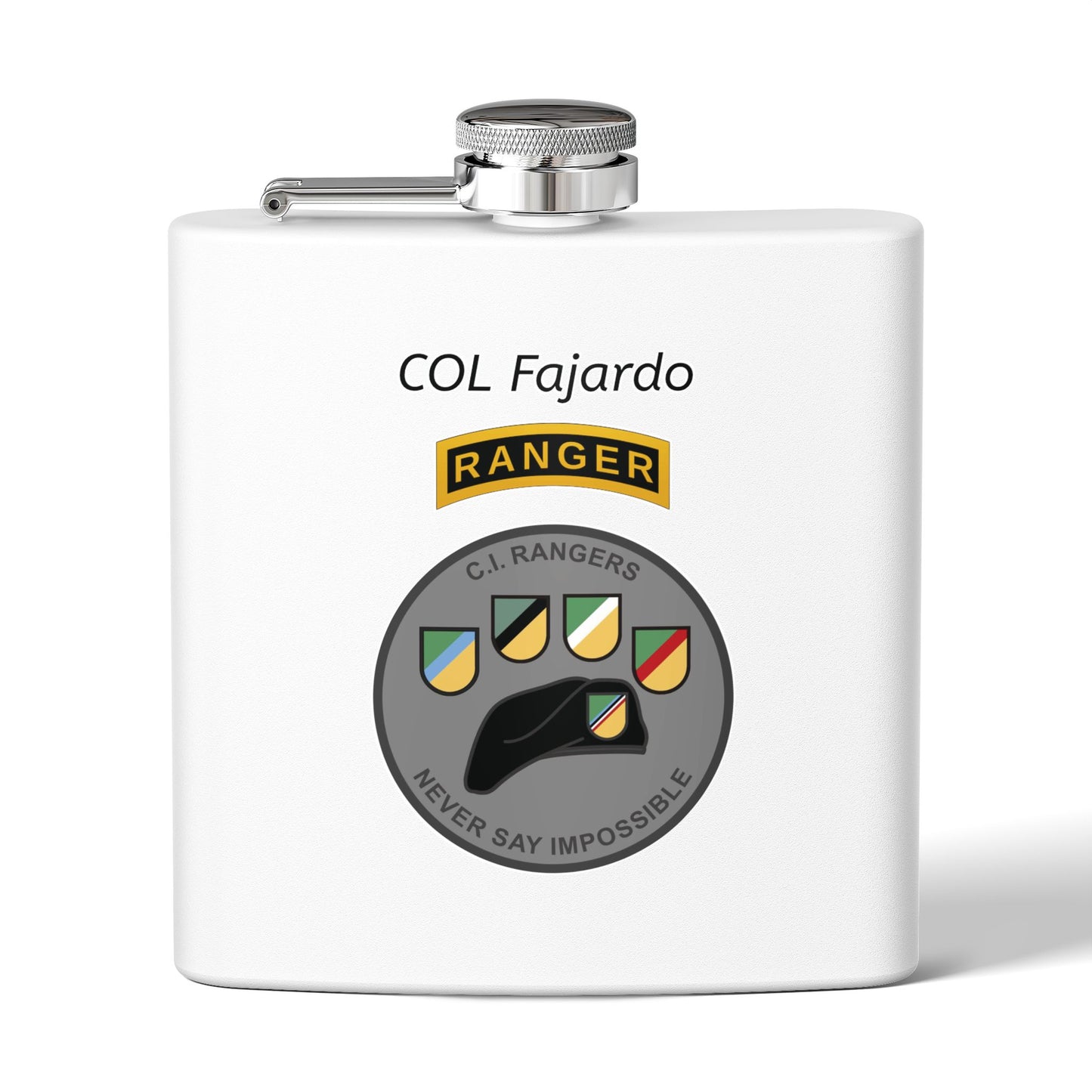 Stainless Steel Flask, 6oz