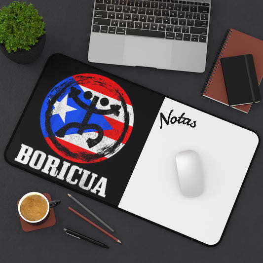 Boricua Desk Mat, Inspirational Desk Pad, Office Decor, Puerto Rican Pride Gift, Home Office Accessory, Creative Workspace
