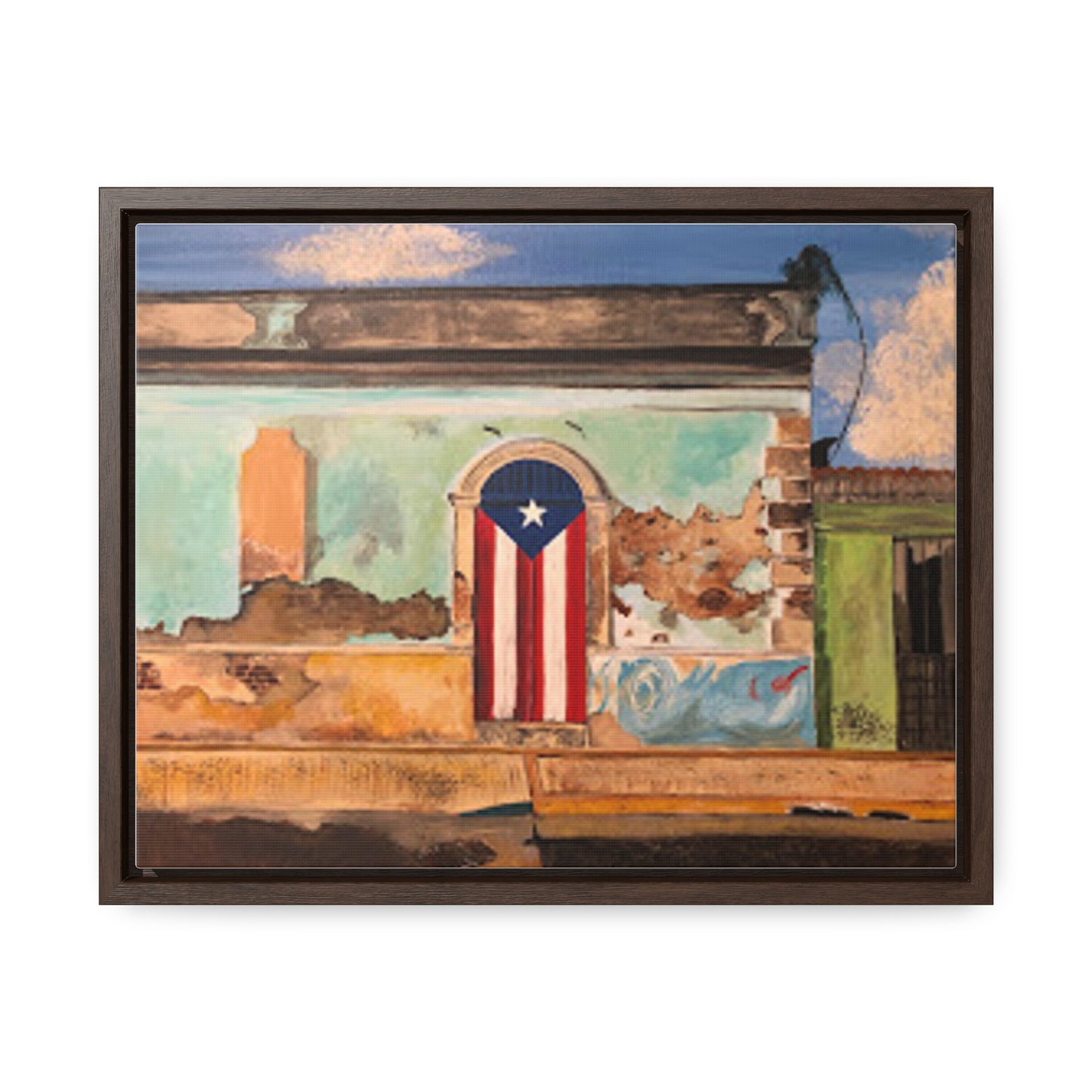 Puertas Gallery Canvas Wraps, Horizontal Frame