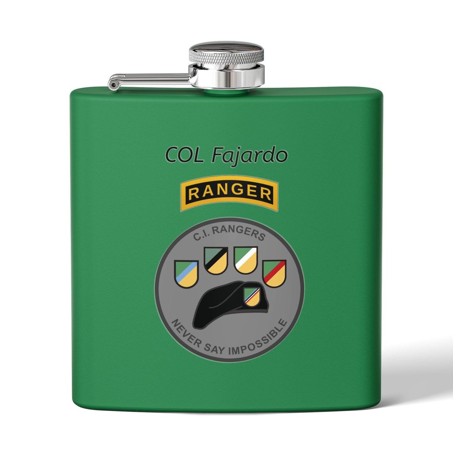 Stainless Steel Flask, 6oz