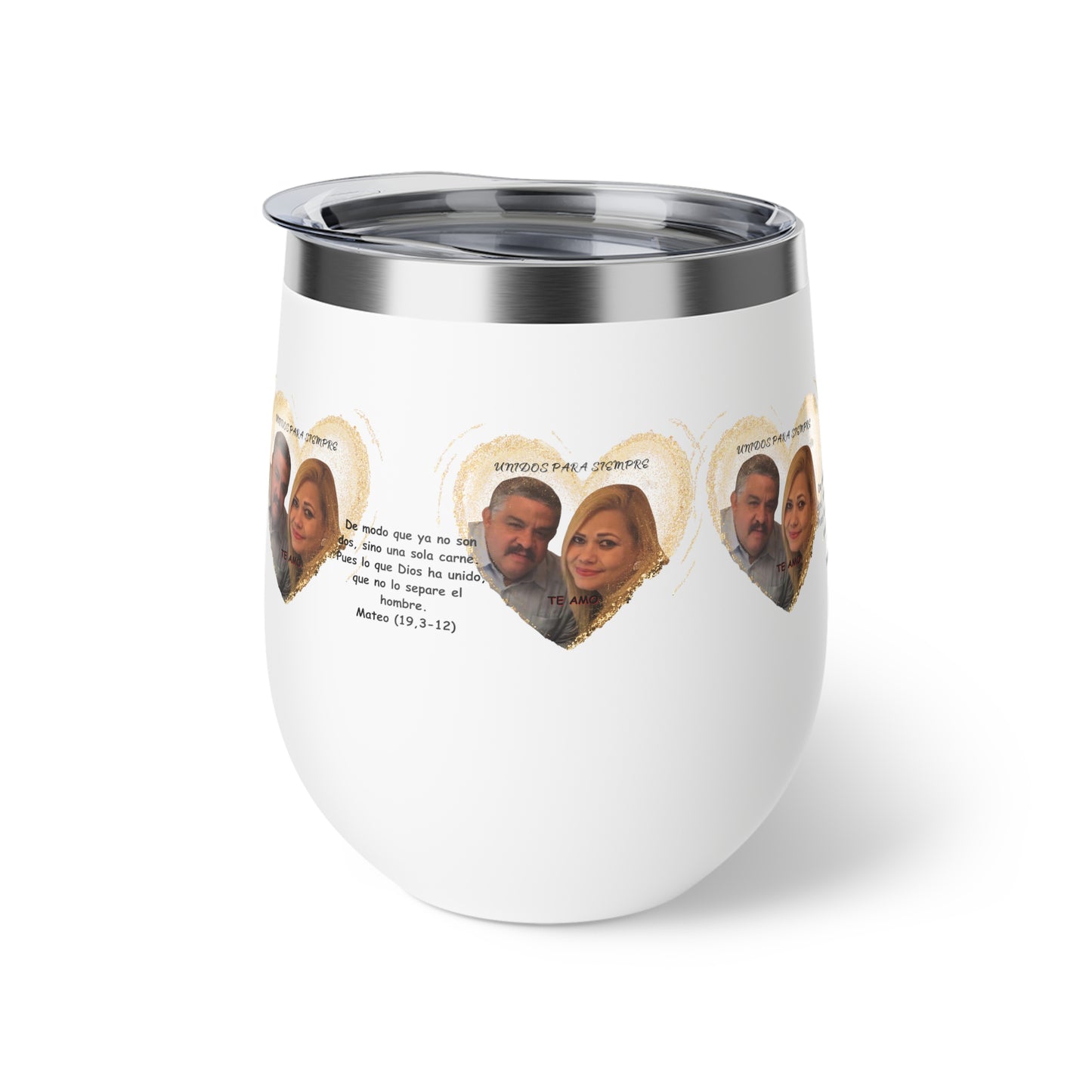 Lo Que Dios Ha Unido Copper Vacuum Insulated Cup, 12oz