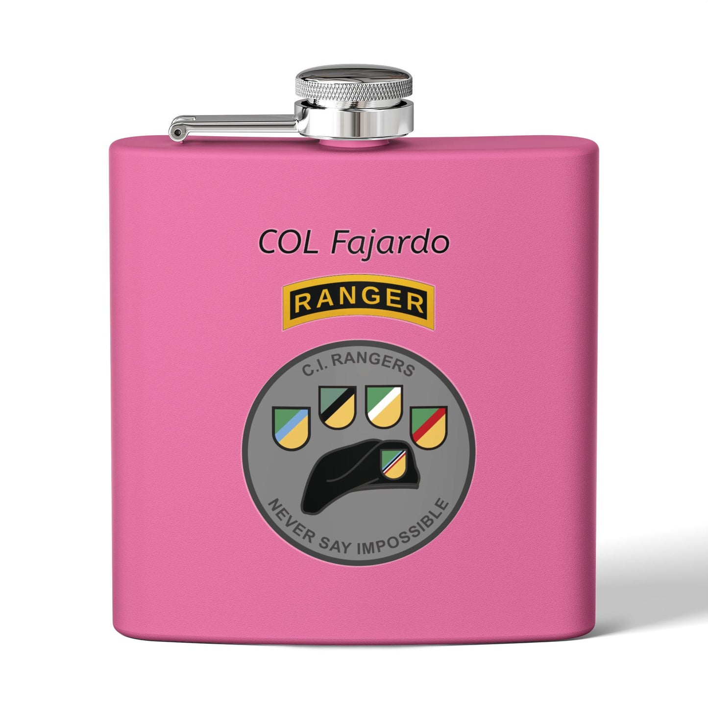 Stainless Steel Flask, 6oz