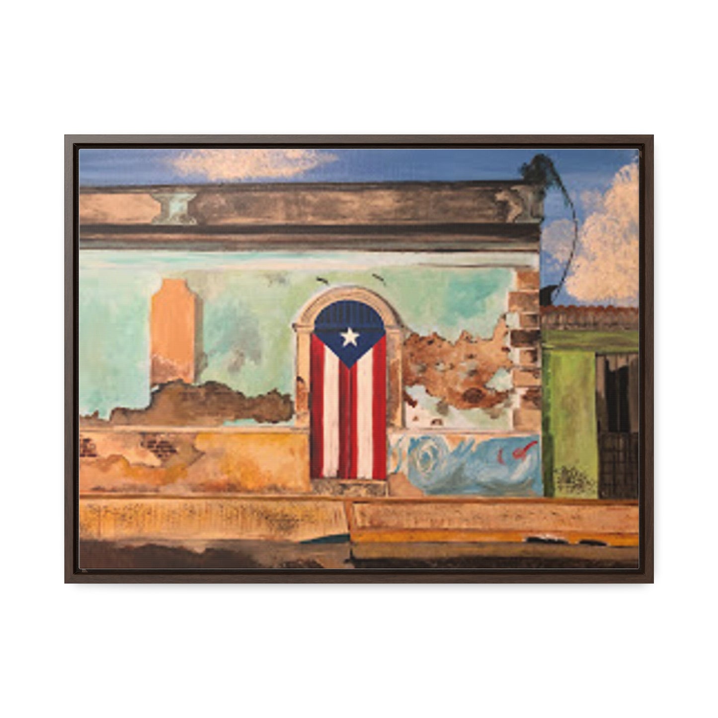 Puertas Gallery Canvas Wraps, Horizontal Frame