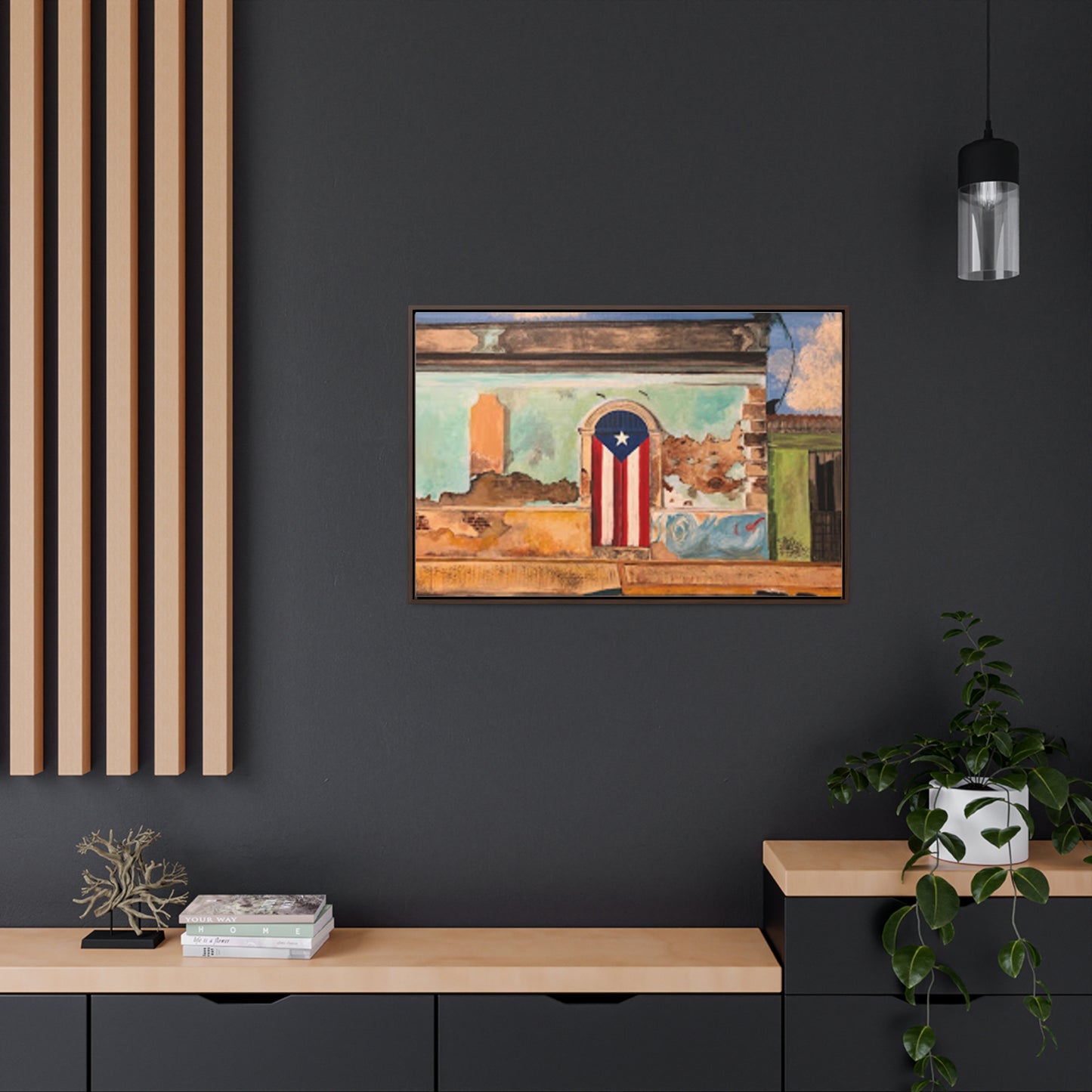 Puertas Gallery Canvas Wraps, Horizontal Frame