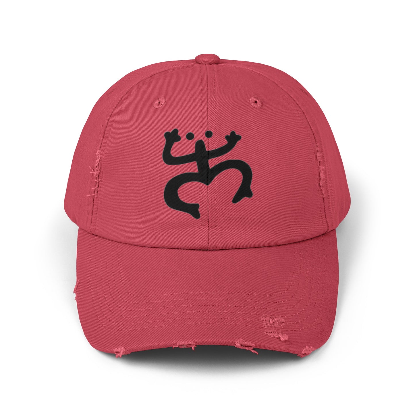 Coqui Taino Unisex Distressed Cap