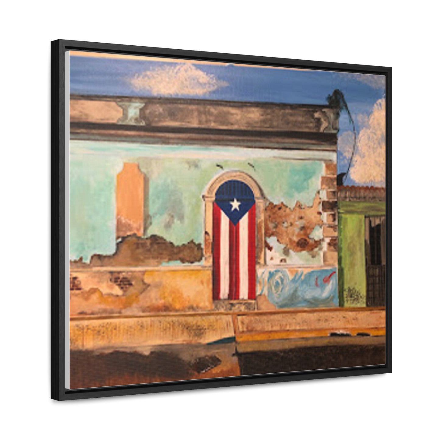 Puertas Gallery Canvas Wraps, Horizontal Frame