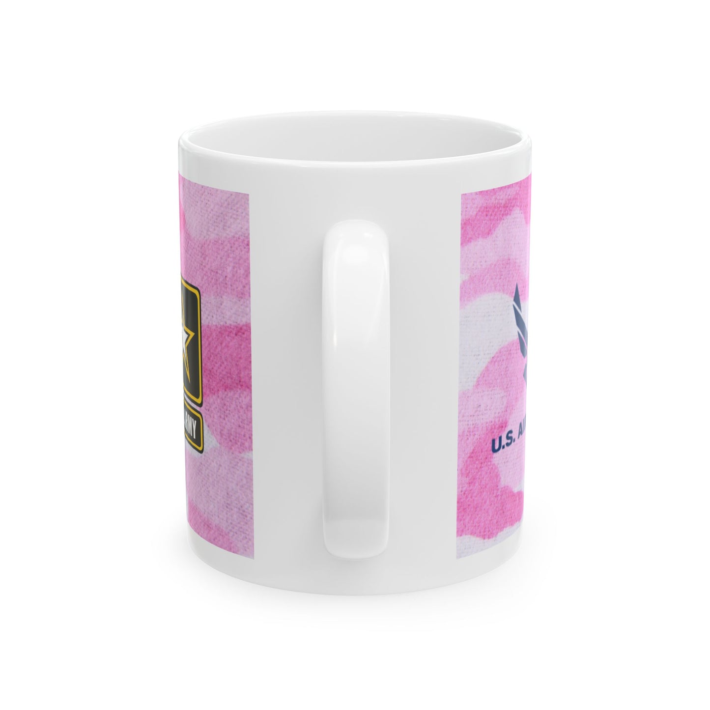 UPR ROTC Alumni CHINCHORREO 2025 Ceramic Mug - Pink Camo Design, 11oz & 15oz, Gift for Military Families, College Graduates, ROTC Events, Custom Mug