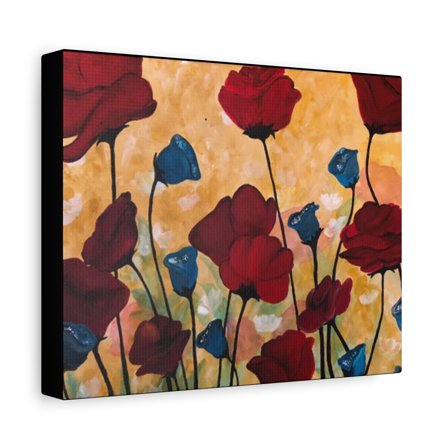 Field of Poppies Matte Canvas, Stretched, 1.25"