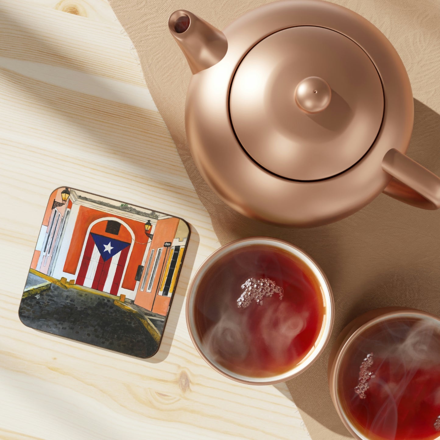 Puertas Hardboard Back Coaster