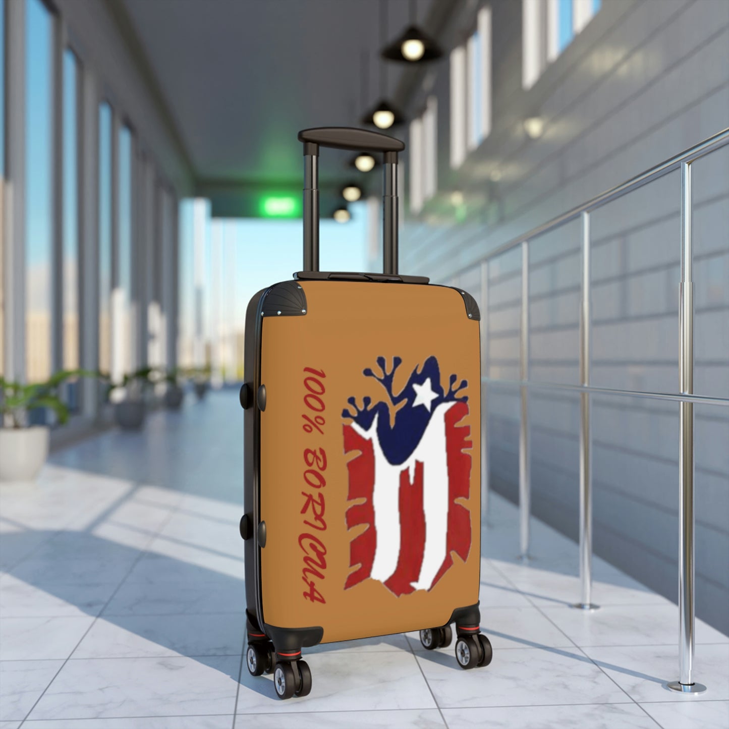 100% Boricua Suitcases