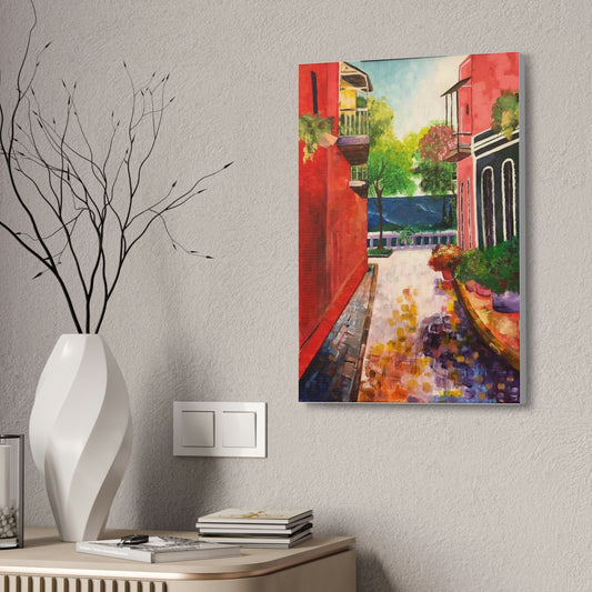 Calle Las Monjas Canvas Stretched, 1.5''