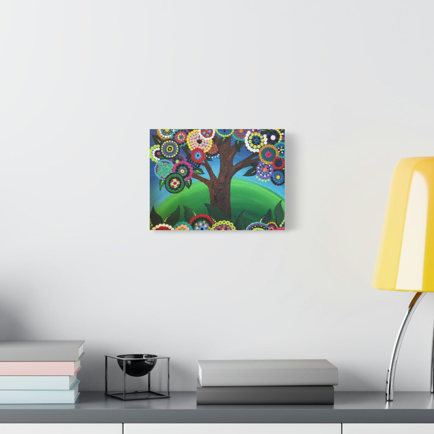 Happy Tree Matte Canvas, Stretched, 1.25"