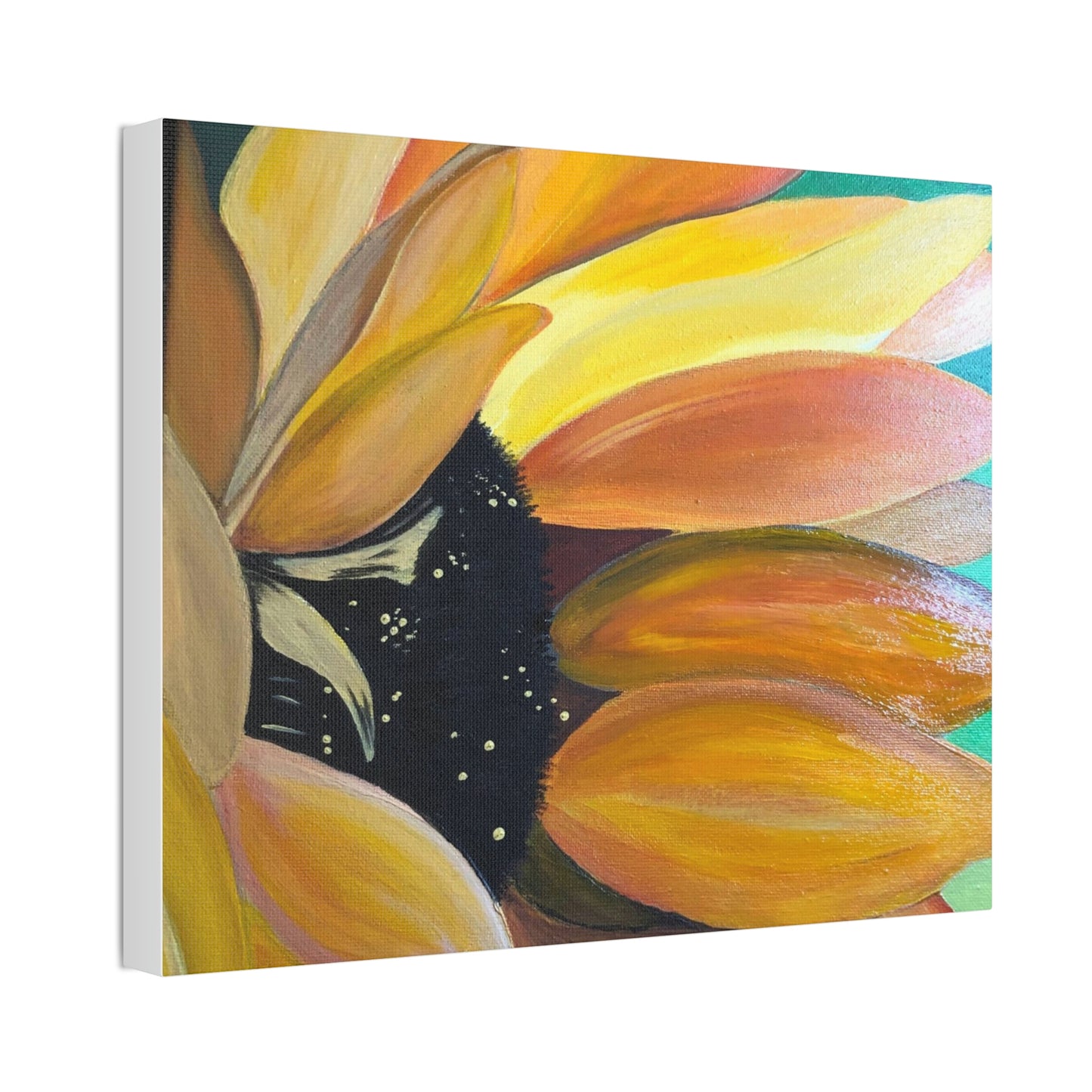 Sunflower side Canvas Stretched, 1.5''
