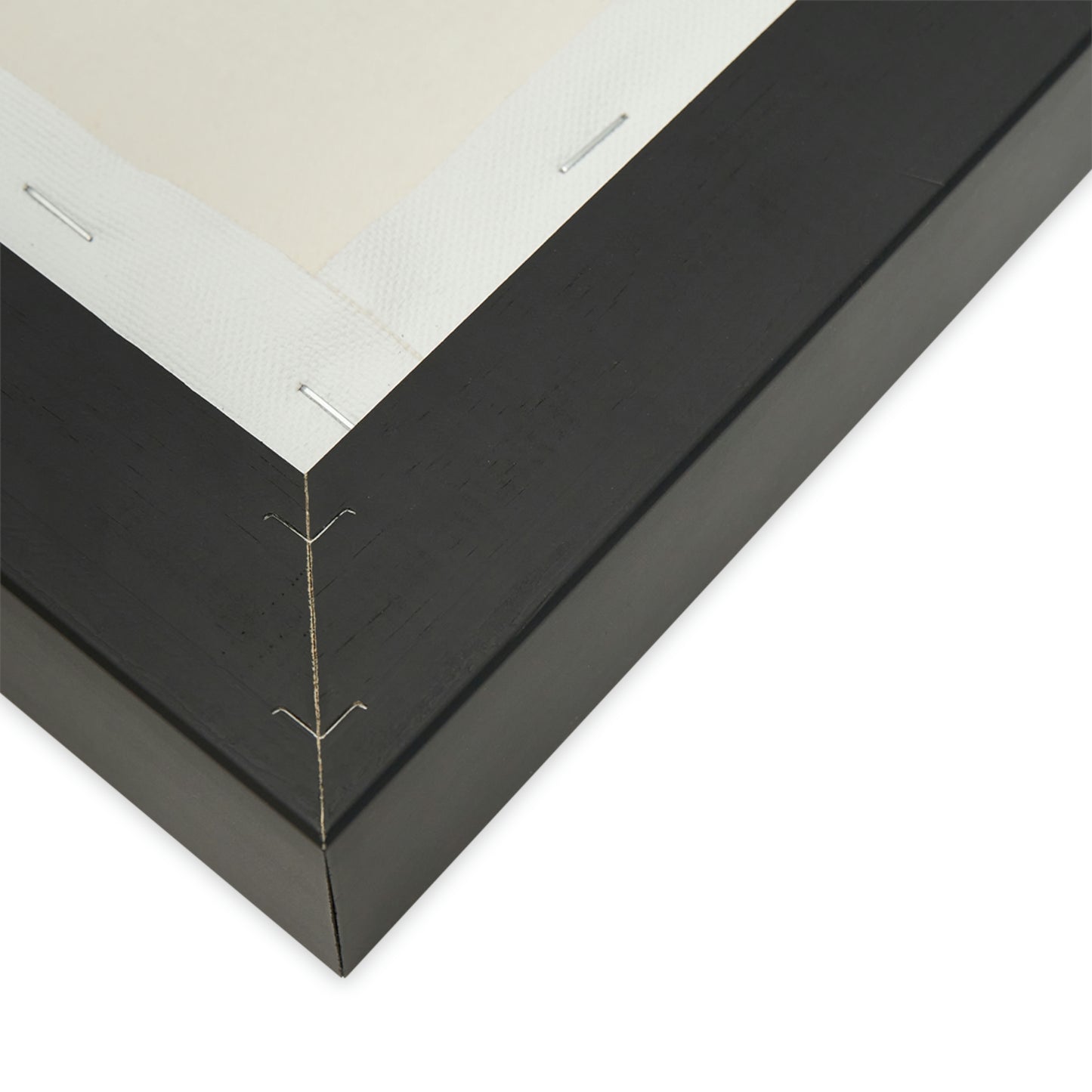Calle Las Monjas Matte Canvas, Black Frame