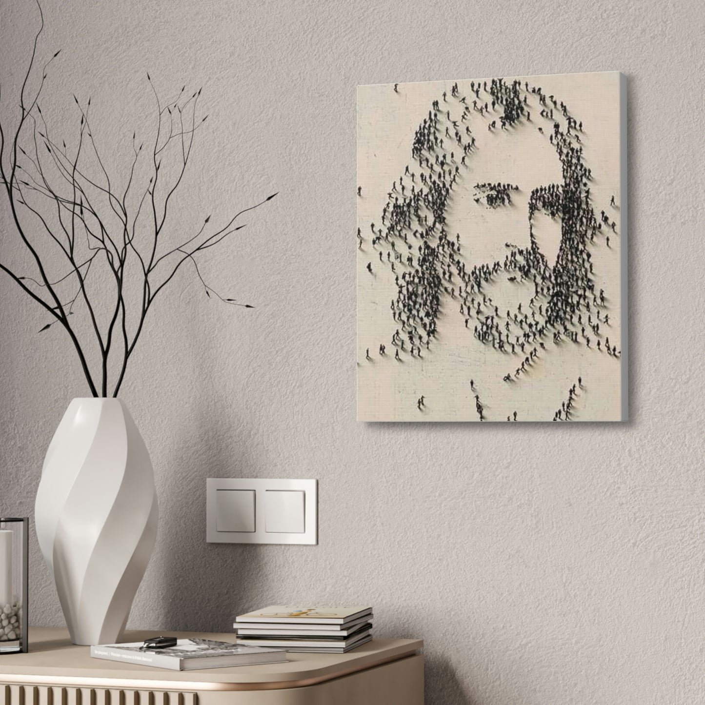 Juan 17:21-23 Canvas Stretched, 1.5''