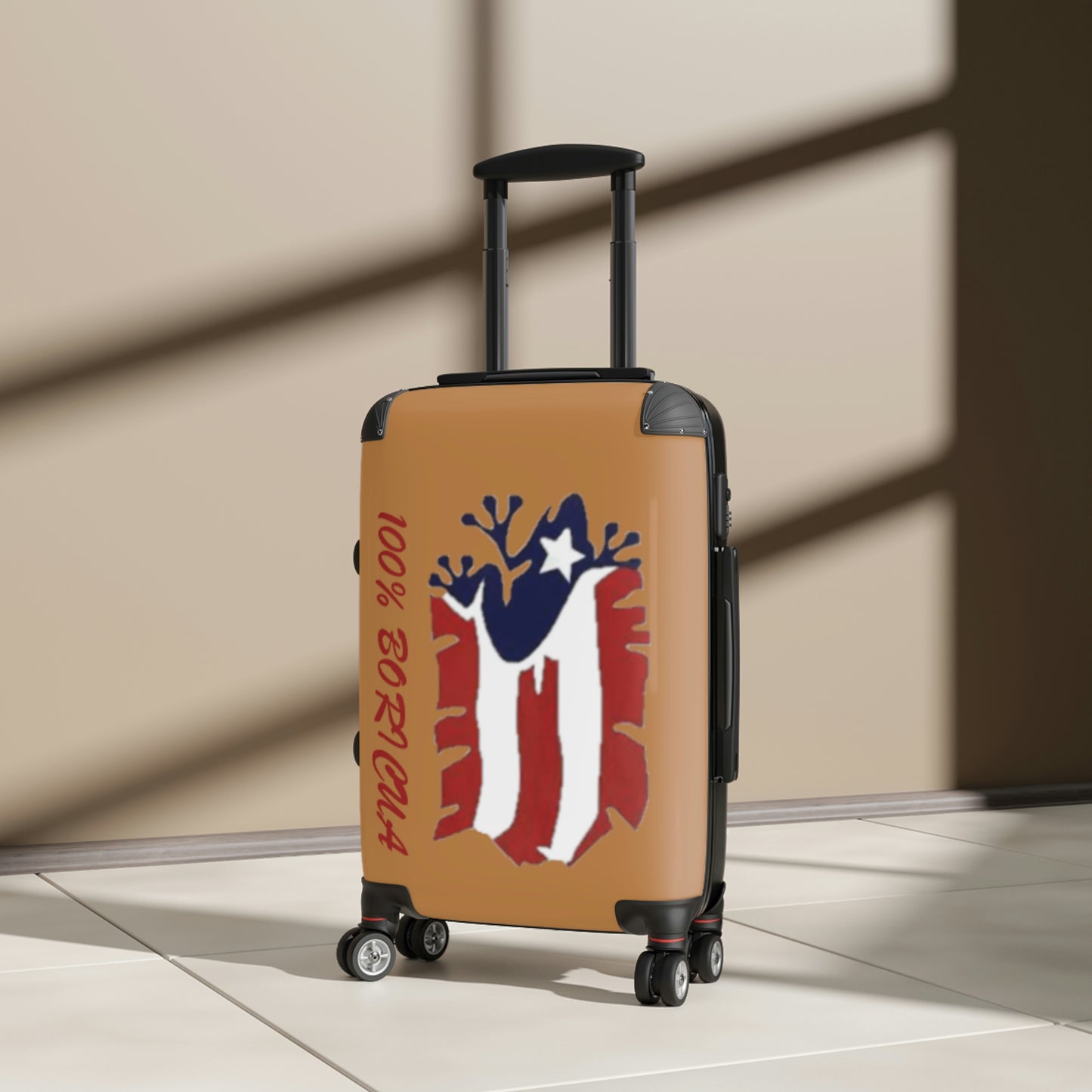 100% Boricua Suitcases