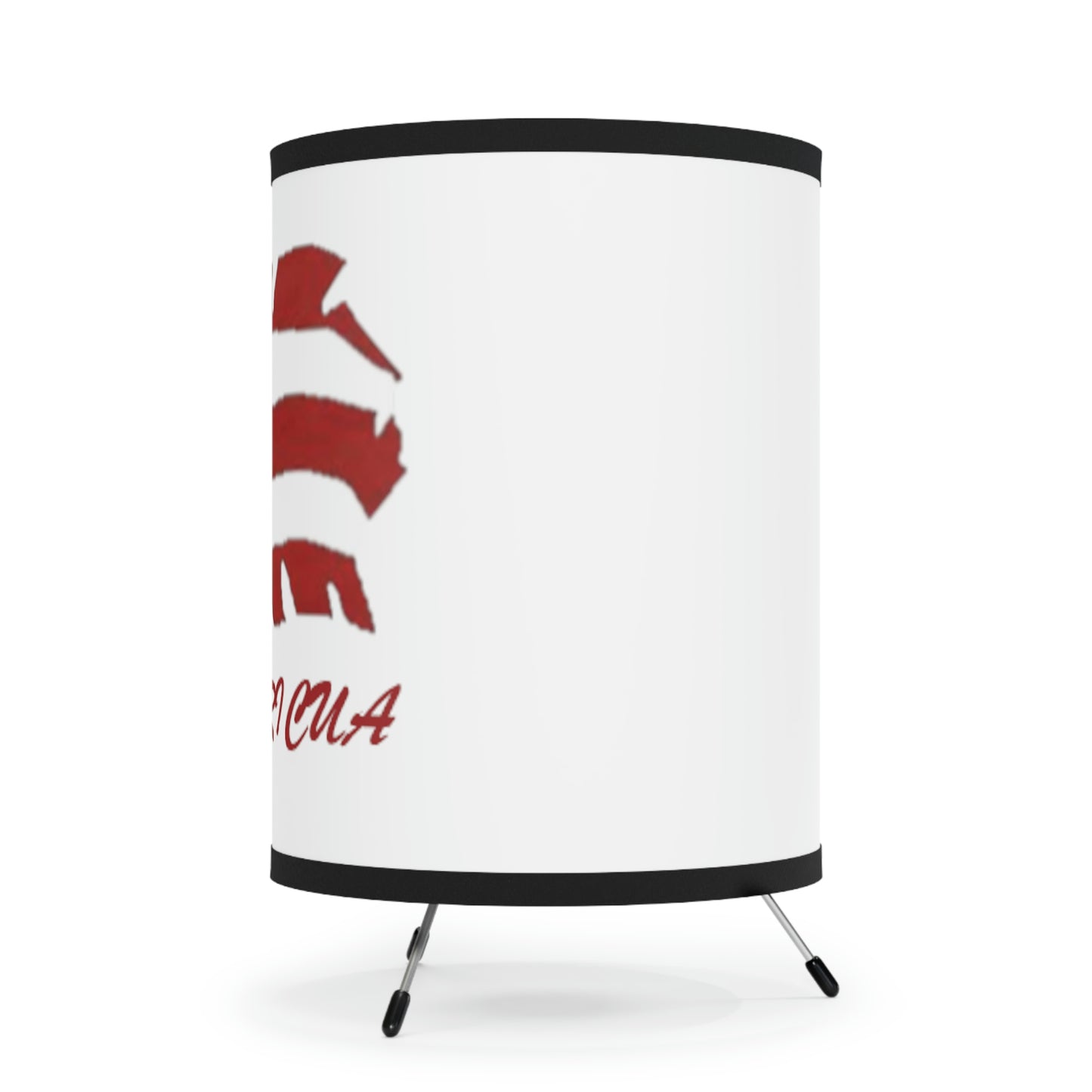 Personalized 100% Boricua Tripod Lamp with High-Res Printed Shade, US\CA plug