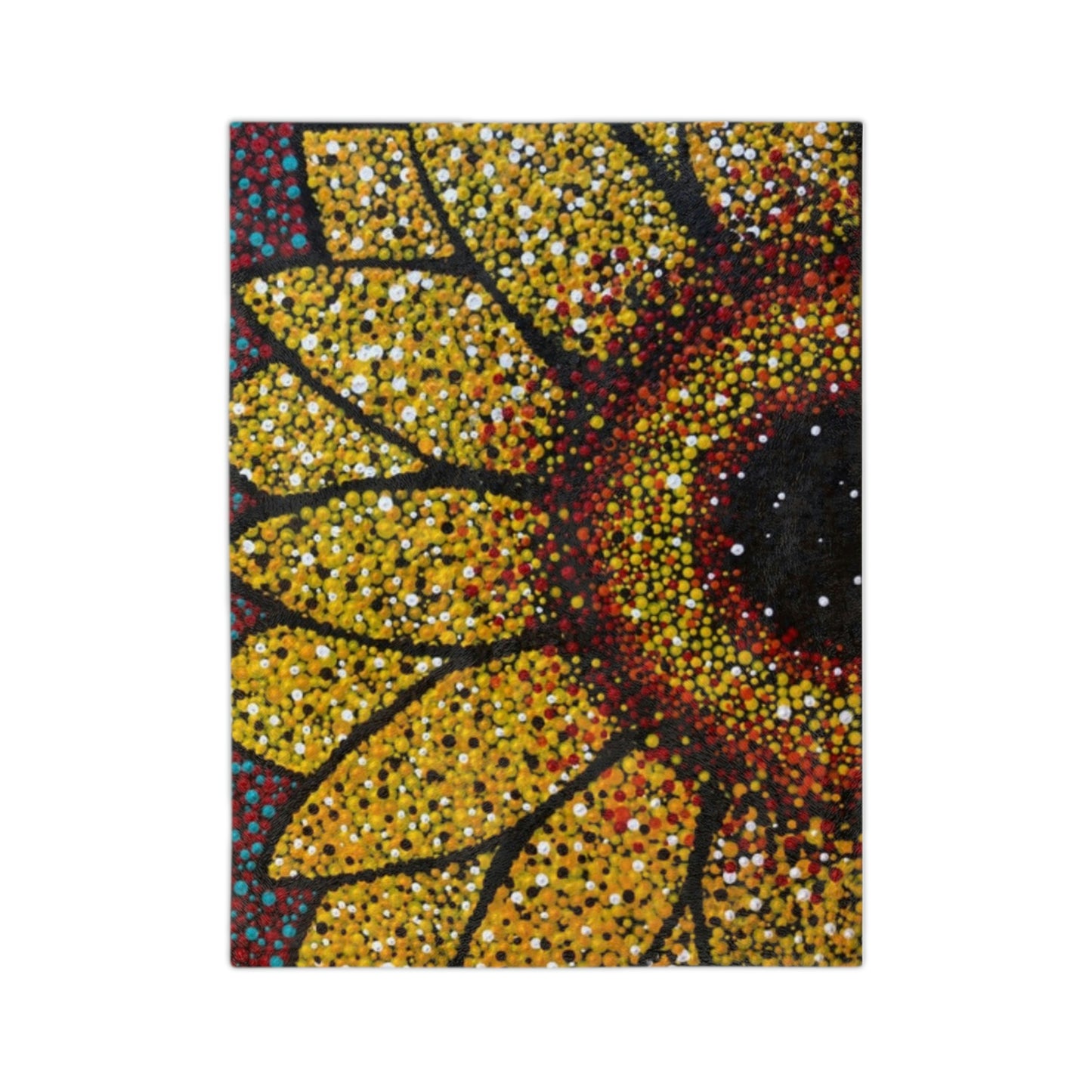 Girasol 1 Velveteen Minky Blanket