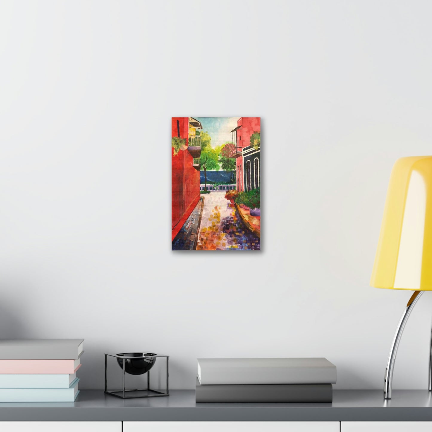 Calle Las Monjas Canvas Stretched, 1.5''