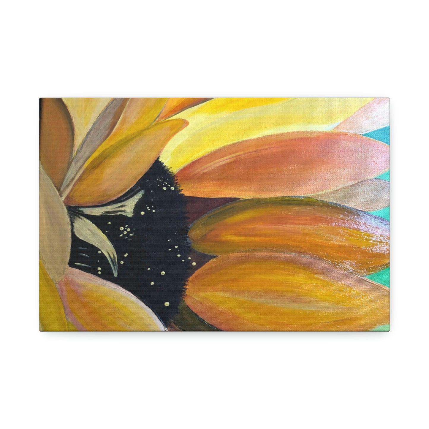 Sunflower side Canvas Stretched, 1.5''