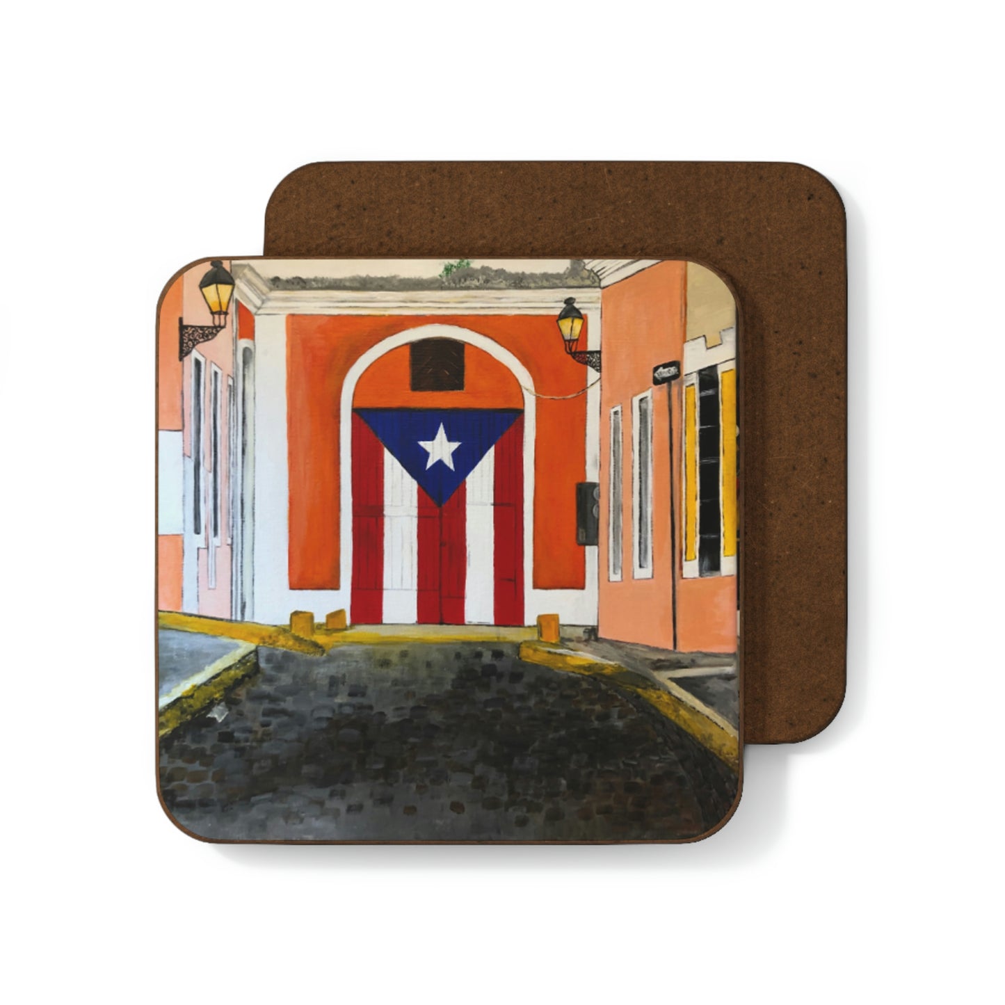 Puertas Hardboard Back Coaster