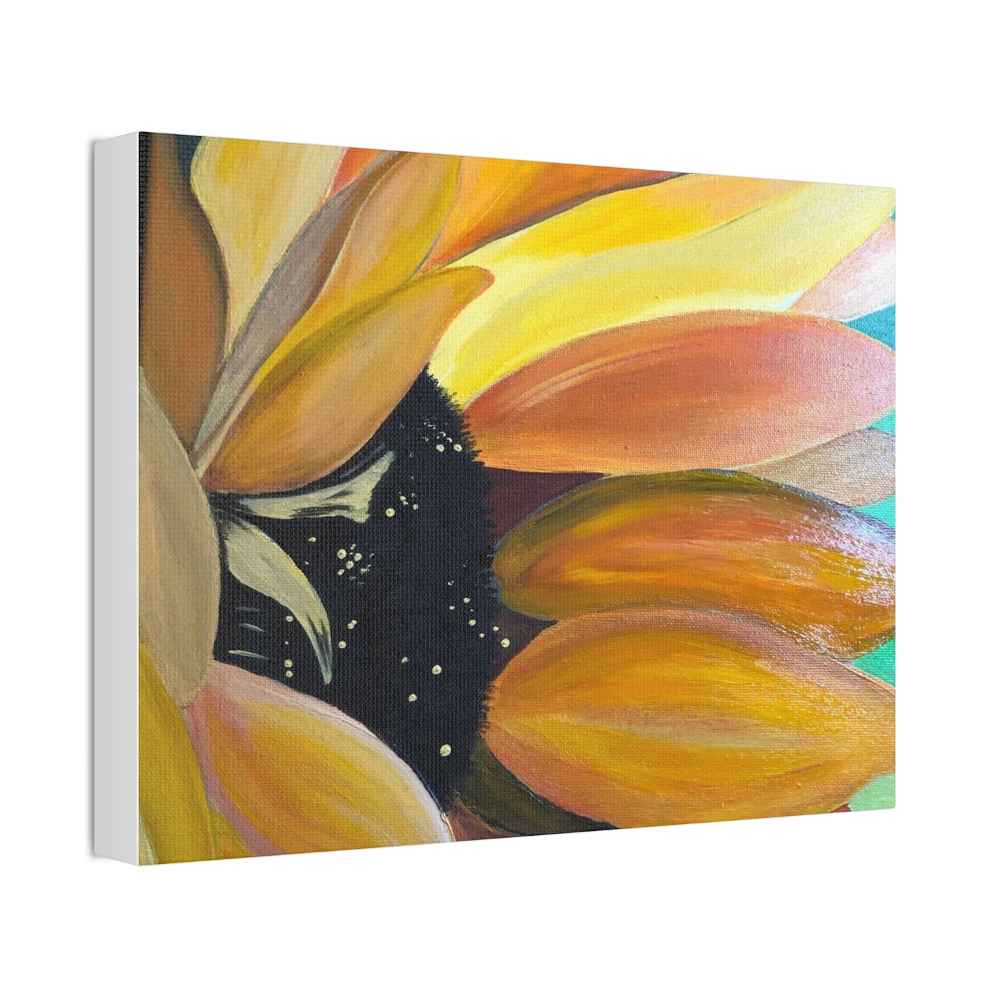 Sunflower side Canvas Stretched, 1.5''
