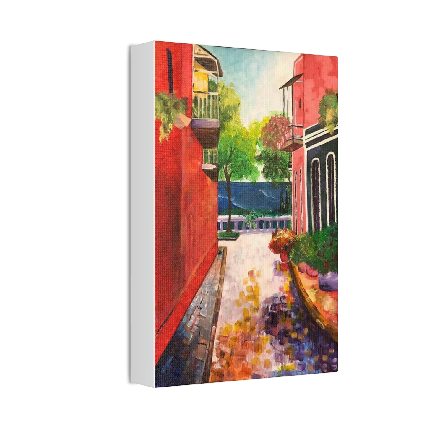 Calle Las Monjas Canvas Stretched, 1.5''