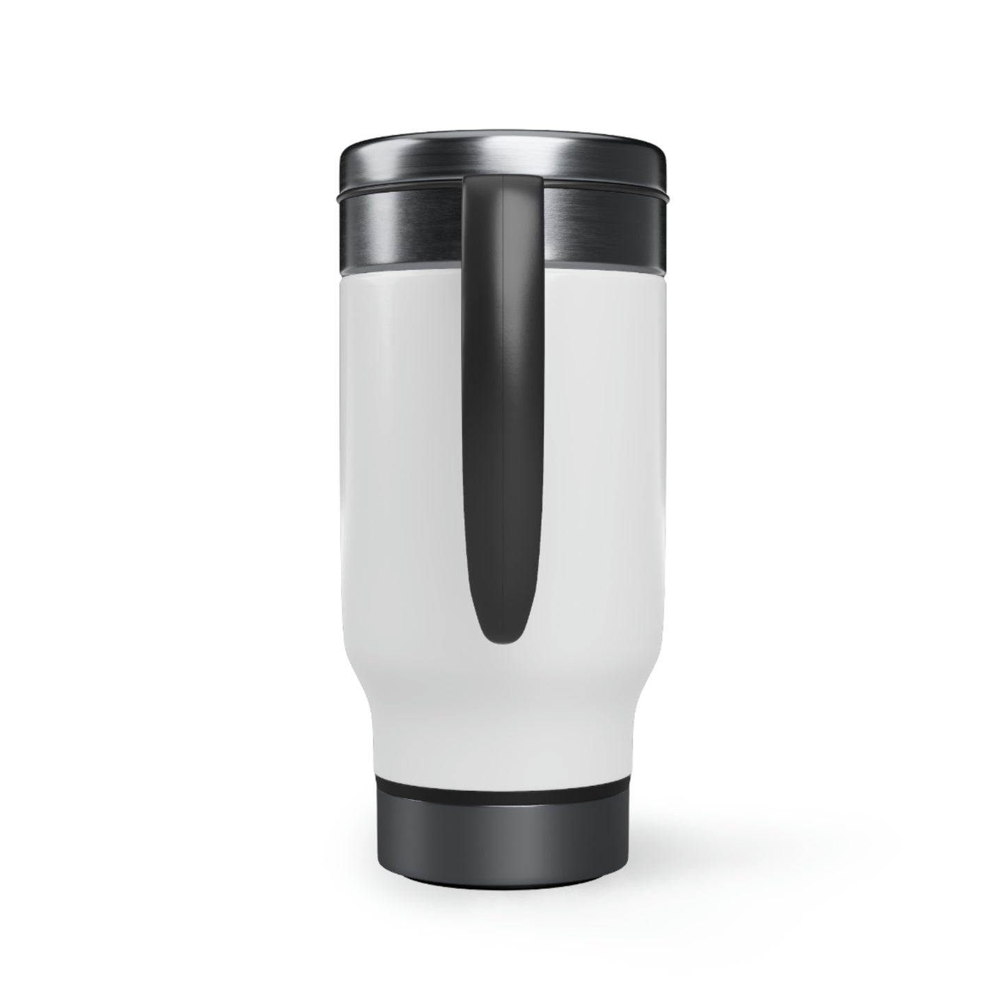 100% Boricua Stainless Steel Travel Mug with Handle, 14oz