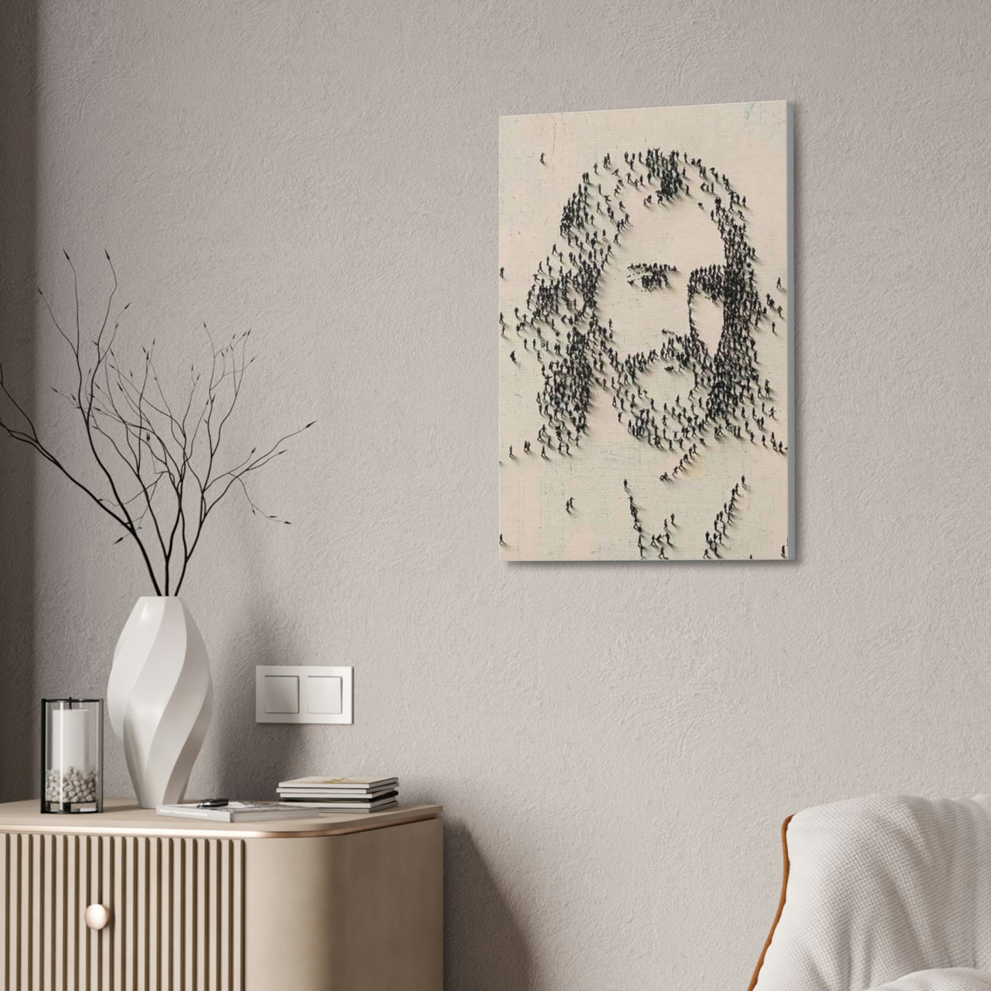 Juan 17:21-23 Canvas Stretched, 1.5''