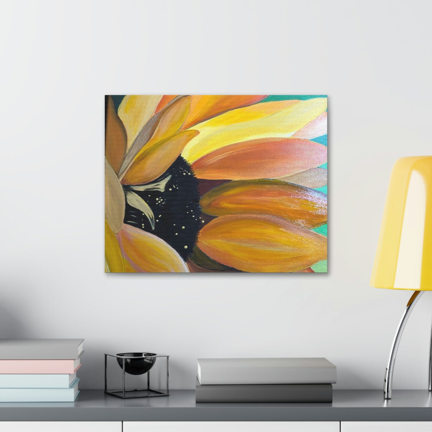 Sunflower side Canvas Stretched, 1.5''