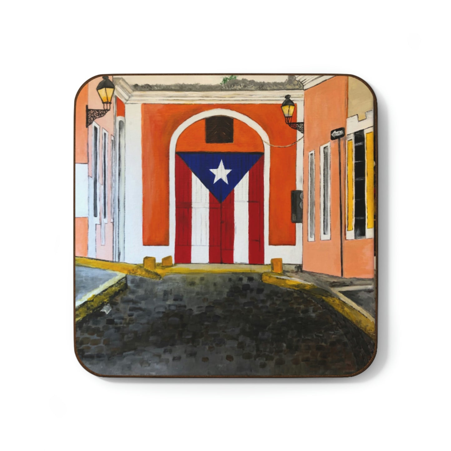 Puertas Hardboard Back Coaster