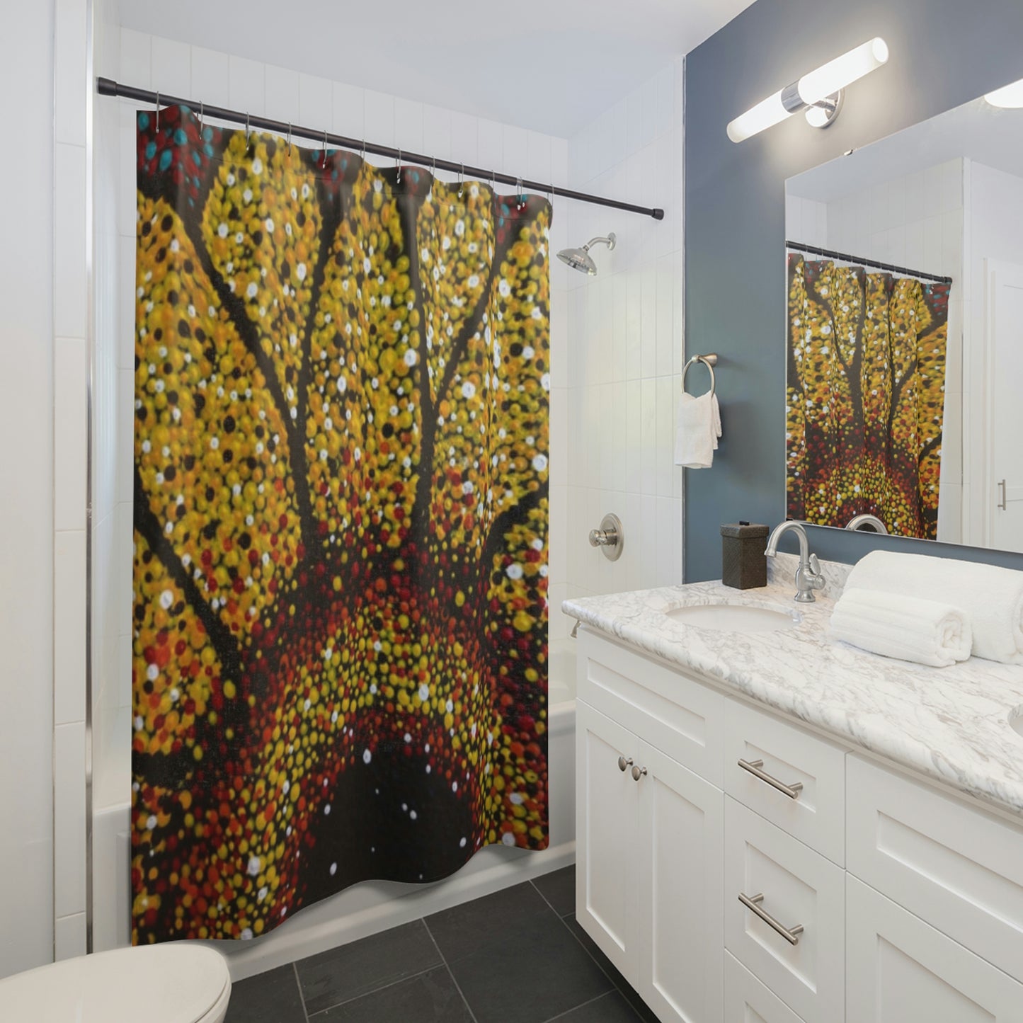 Girasol 1 Shower Curtains