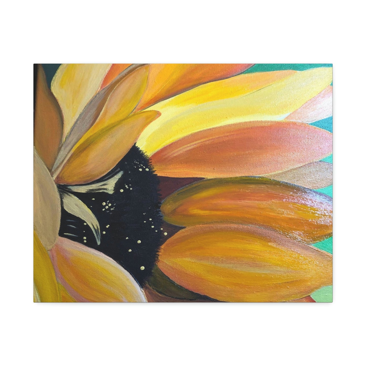 Sunflower side Canvas Stretched, 1.5''