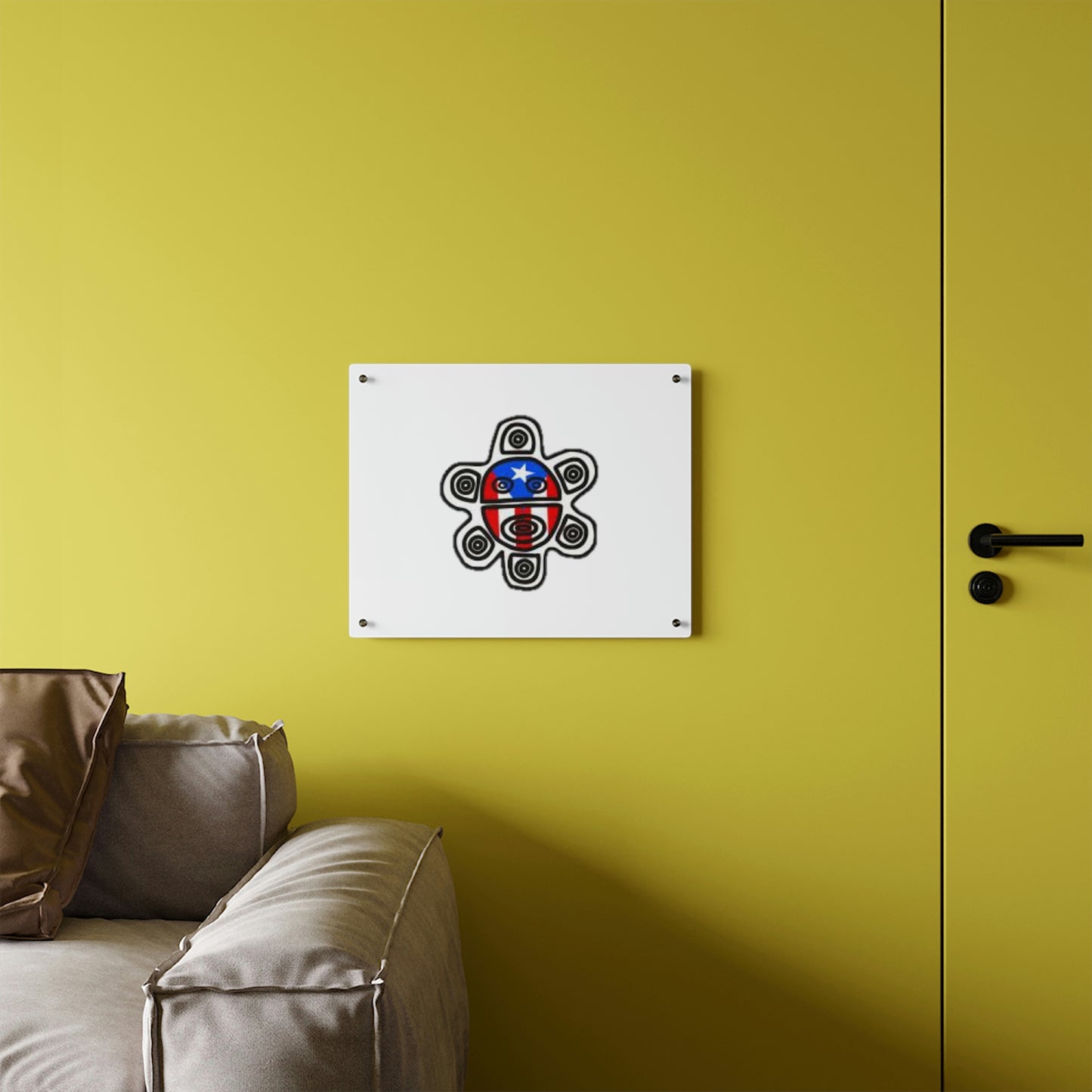 Taino Acrylic Wall Art Panels
