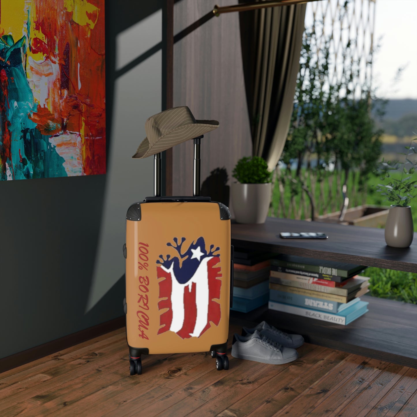 100% Boricua Suitcases