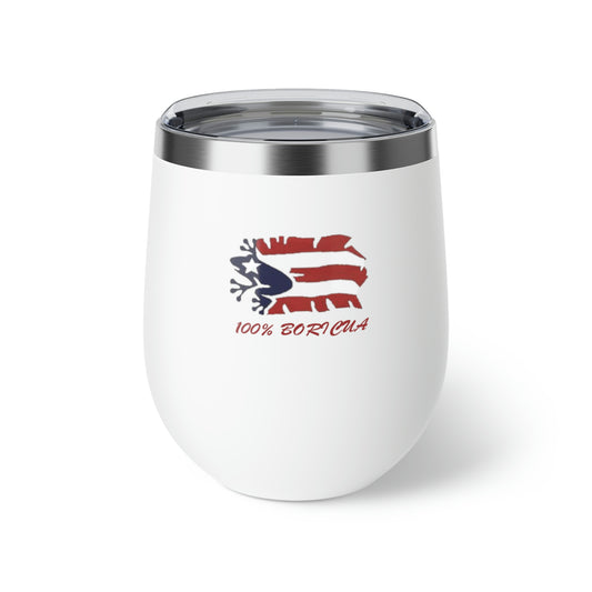 100% Boricua Copper Vacuum Insulated Cup, 12oz