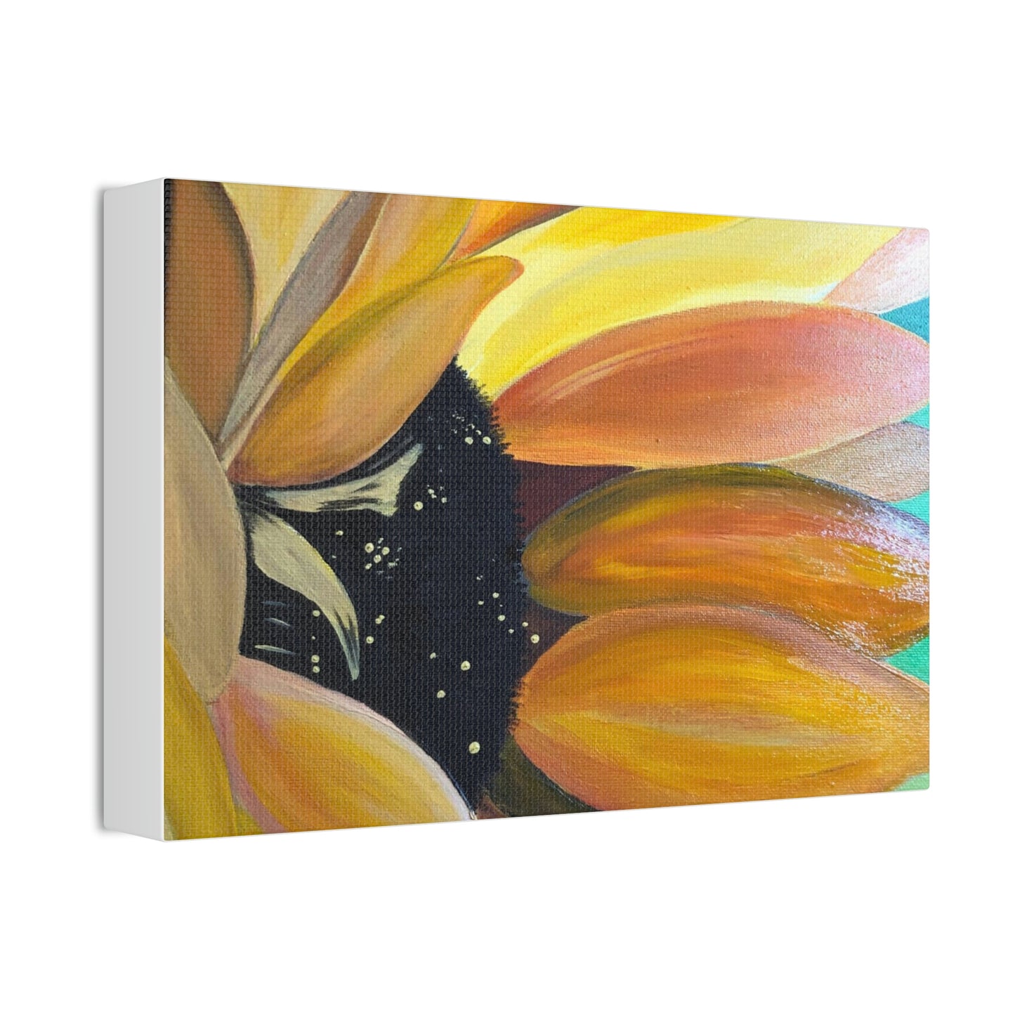 Sunflower side Canvas Stretched, 1.5''
